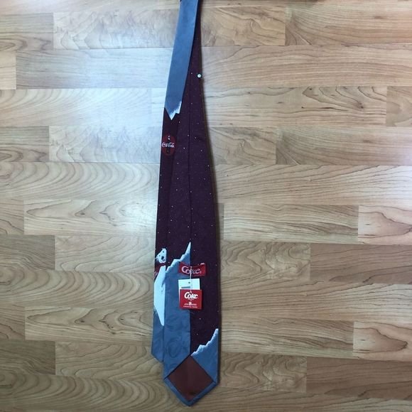 Vintage Coke Coca-Cola Polar Bear Tie New With Tags Excellent Condition - Picture 4 of 8